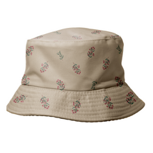 Load image into Gallery viewer, Red Flowering Gum Reversible Bucket Hat | Beige