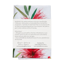 Load image into Gallery viewer, Bottlebrush Tea Towel | Red - Australian Design