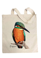 Load image into Gallery viewer, Bright & Alluring Australian Native Kingfisher Poster, Tote Bag & Card Set - Australiana Gifts Co