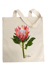 Load image into Gallery viewer, Protea Cotton Tote Bag