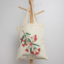 Load image into Gallery viewer, Red Flowering Gum Cotton Tote Bag