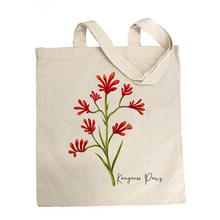 Load image into Gallery viewer, Kangaroo Paws Cotton Tote Bag