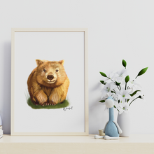 Load image into Gallery viewer, Wombat Poster