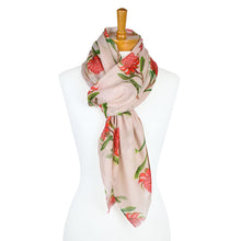 Load image into Gallery viewer, Waratah Flower Scarf | Beige