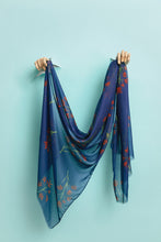 Load image into Gallery viewer, Kangaroo Paws Scarf | Navy