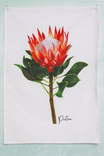 Load image into Gallery viewer, Protea Tea Towel - Australian Design