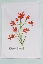Load image into Gallery viewer, Kangaroo Paw Tea Towel - Australian Design