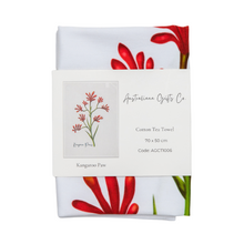 Load image into Gallery viewer, Kangaroo Paw Tea Towel - Australian Design