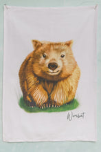 Load image into Gallery viewer, Wombat Tea Towel - Australian Design
