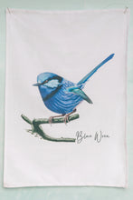 Load image into Gallery viewer, Blue Wren Tea Towel - Australian Design