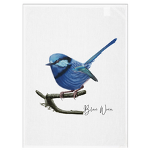 Load image into Gallery viewer, Blue Wren Tea Towel - Australian Design