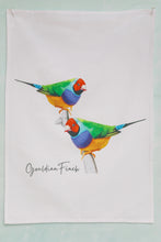Load image into Gallery viewer, Gouldian Finch Tea Towel - Australian Design