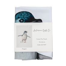 Load image into Gallery viewer, Penguin Tea Towel - Australian Design