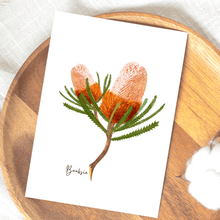 Load image into Gallery viewer, Banksia Flower Card - Australiana Gifts Co