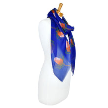 Load image into Gallery viewer, Banksia Flower Scarf | Navy - Australiana Gifts Co