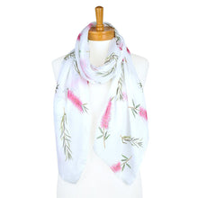 Load image into Gallery viewer, Bottlebrush Flower Scarf | Pink - Australiana Gifts Co