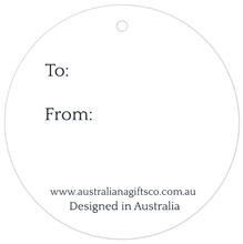 Load image into Gallery viewer, Golden Wattle Flower Gift Tag - Australiana Gifts Co