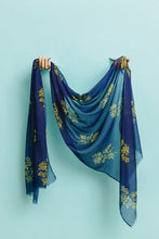 Load image into Gallery viewer, Golden Wattle Scarf | Navy - Australiana Gifts Co