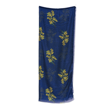 Load image into Gallery viewer, Golden Wattle Scarf | Navy - Australiana Gifts Co
