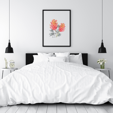 Load image into Gallery viewer, Grevillea Flower Poster - Australiana Gifts Co