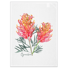 Load image into Gallery viewer, Grevillea Tea Towel - Australian Design - Australiana Gifts Co