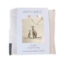 Load image into Gallery viewer, Kangaroo Cotton Tote Bag - Australiana Gifts Co