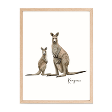Load image into Gallery viewer, Kangaroo Poster - Australiana Gifts Co
