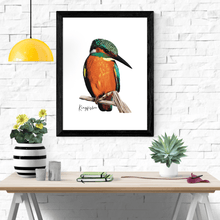 Load image into Gallery viewer, Kingfisher Poster - Australiana Gifts Co