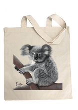 Load image into Gallery viewer, Koala Cotton Tote Bag - Australiana Gifts Co