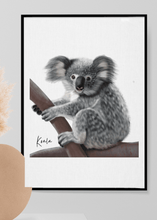 Load image into Gallery viewer, Koala Poster - Australiana Gifts Co