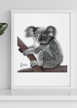Load image into Gallery viewer, Koala Poster - Australiana Gifts Co