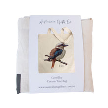 Load image into Gallery viewer, Kookaburra Cotton Tote Bag - Australiana Gifts Co