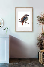 Load image into Gallery viewer, Kookaburra Poster - Australiana Gifts Co
