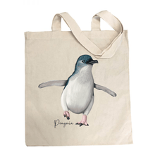 Load image into Gallery viewer, Penguin Cotton Tote Bag - Australiana Gifts Co