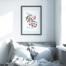 Load image into Gallery viewer, Red Flowering Gum Poster - Australiana Gifts Co