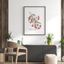 Load image into Gallery viewer, Red Flowering Gum Poster - Australiana Gifts Co