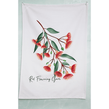 Load image into Gallery viewer, Red Flowering Gum Tea Towel - Australian Design - Australiana Gifts Co