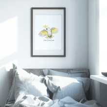 Load image into Gallery viewer, Sulphur Crested Cockatoo Poster - Australiana Gifts Co