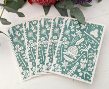 Load image into Gallery viewer, Wild Flower Card | Green - Australiana Gifts Co