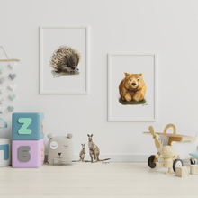 Load image into Gallery viewer, Wombat Poster - Australiana Gifts Co