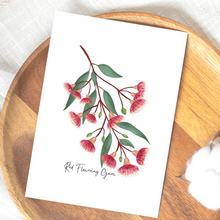 Load image into Gallery viewer, Red Flowering Gum Flower Card

