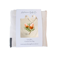 Load image into Gallery viewer, Banksia Flower Bag and Scarf Set | White - Australiana Gifts Co
