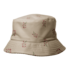 Load image into Gallery viewer, Kangaroo Paws Reversible Bucket Hat | Beige - Australiana Gifts Co
