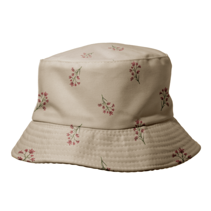 Kangaroo Paws Reversible Bucket Hat | Beige - Australiana Gifts Co