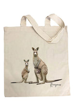 Load image into Gallery viewer, Majestic &amp; Adventurous Australian Native Kangaroo Poster, Tote Bag &amp; Card Set - Australiana Gifts Co
