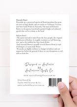 Load image into Gallery viewer, Waratah Flower Card - Australiana Gifts Co
