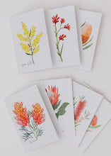 Load image into Gallery viewer, Waratah Flower Card - Australiana Gifts Co
