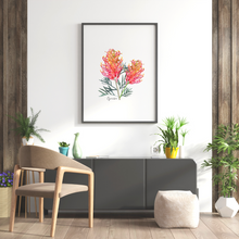Load image into Gallery viewer, Grevillea Flower Poster
