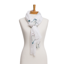 Load image into Gallery viewer, Penguin Scarf | White
