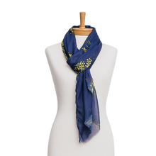 Load image into Gallery viewer, Golden Wattle Scarf | Navy
